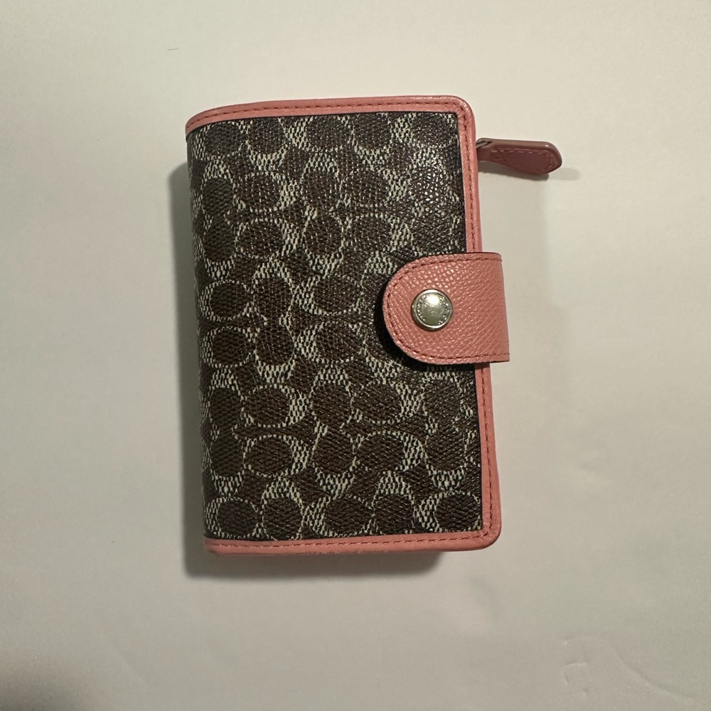 Coach | Brown and Pink Patterned Wallet